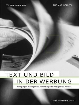 cover image of Text und Bild in der Werbung